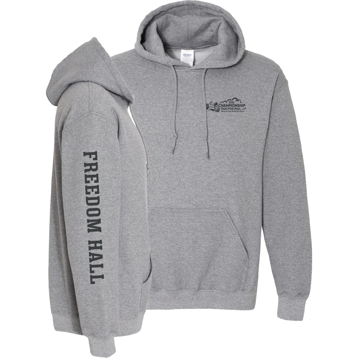 Championship Tractor Pull Adult Hoodie