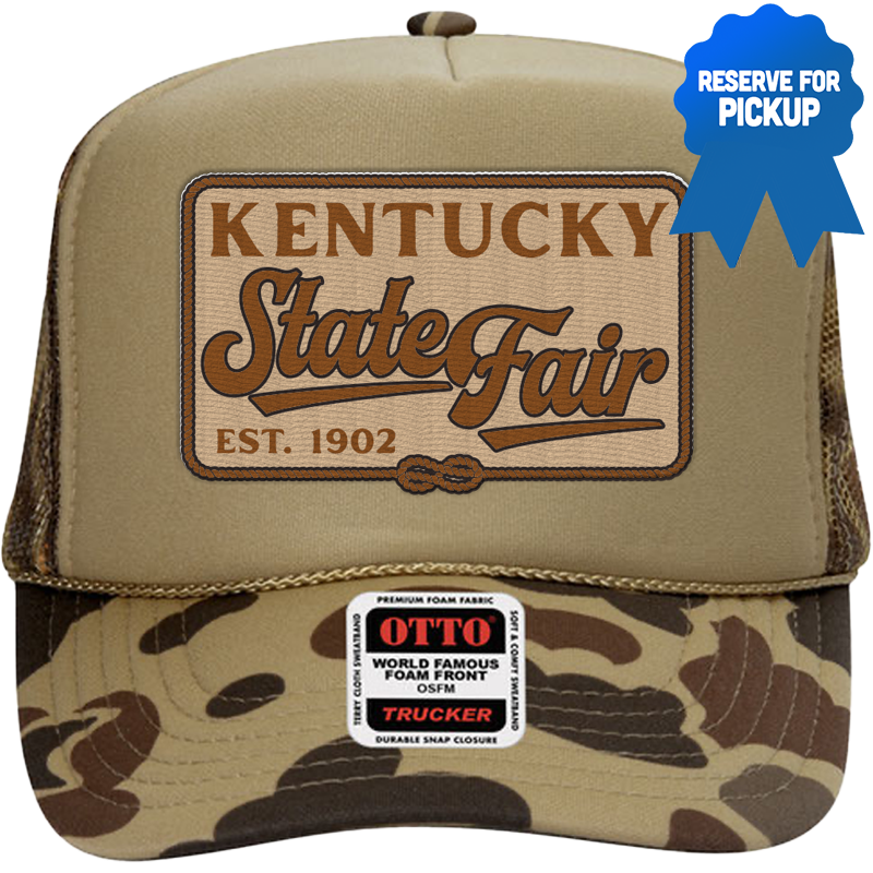 Camo Otto Trucker Patch Cap