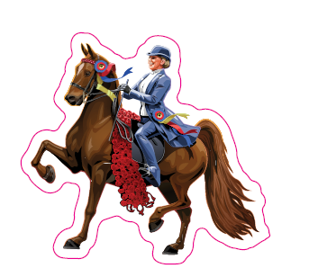KSF Horse Decal