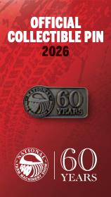 60th NFMS Lapel Pin
