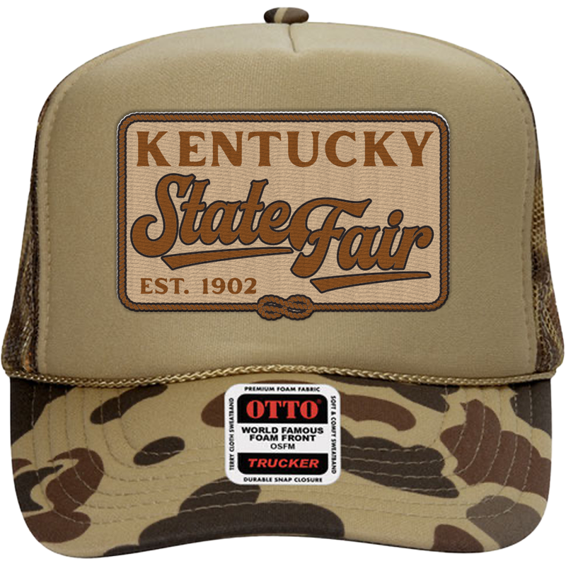 Camo Otto Trucker Patch Cap