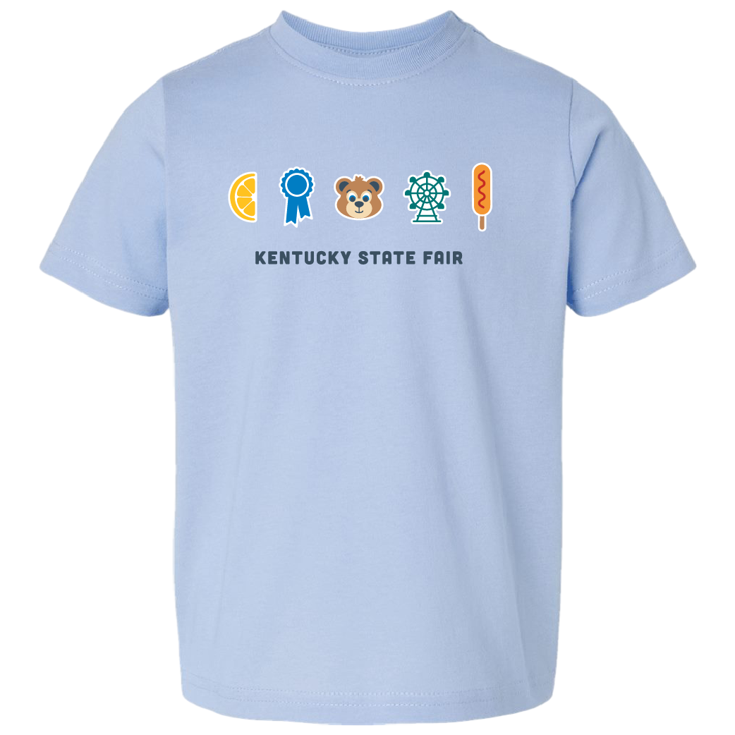 KSF Light Blue Toddler Icons T-Shirt