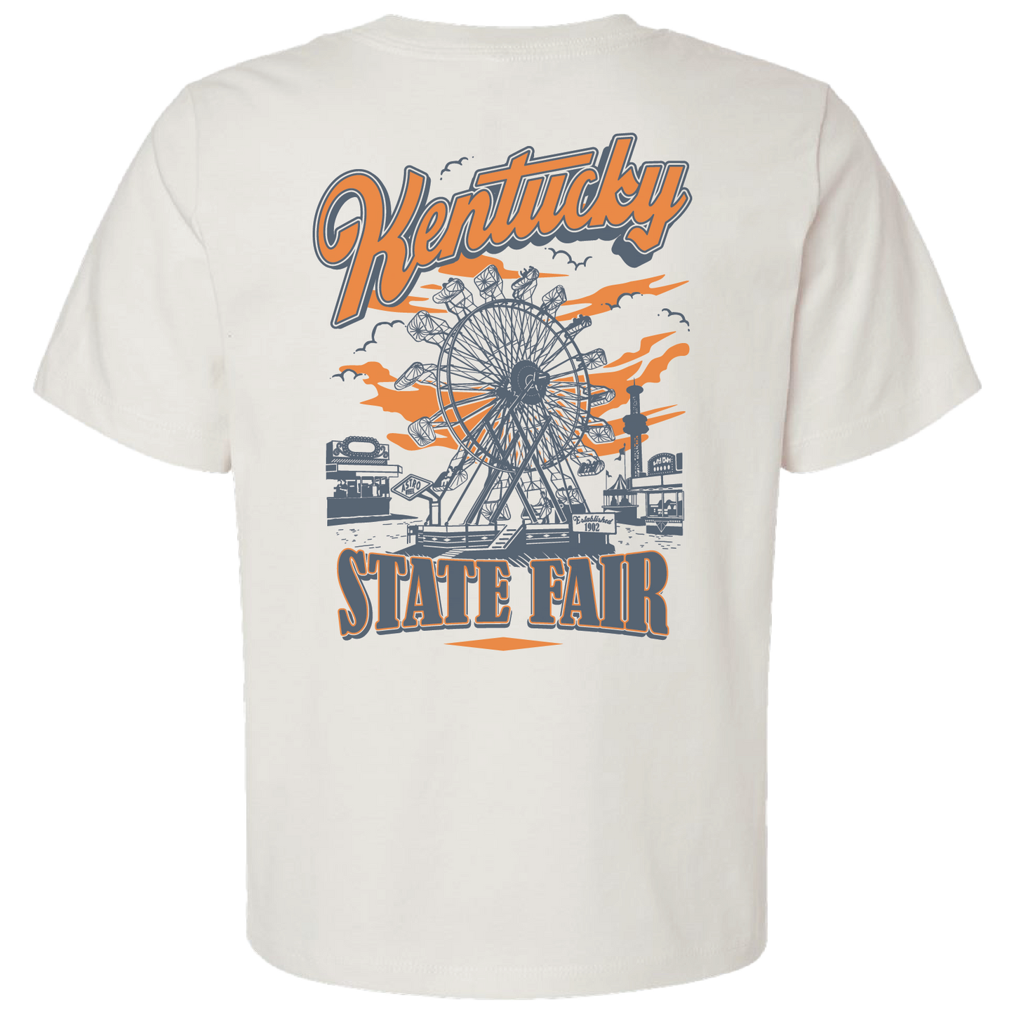 KSF Women's White Ferris Wheel T-Shirt