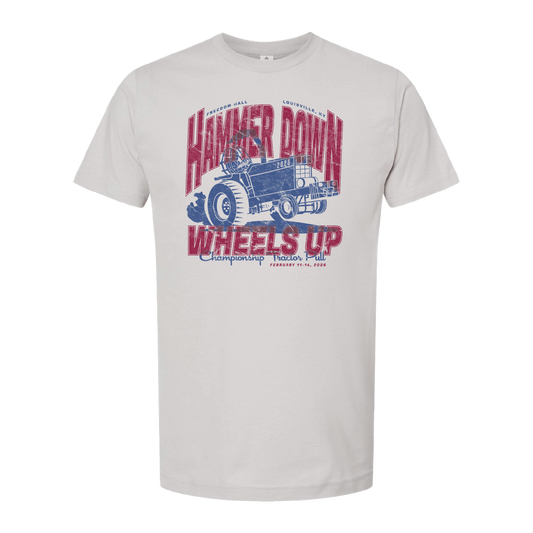 Hammer Down Tractor Pull Adult Tee