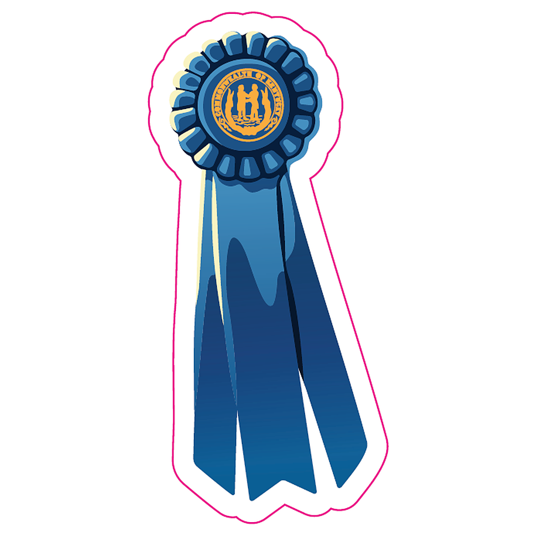 KSF Blue Ribbon Decal