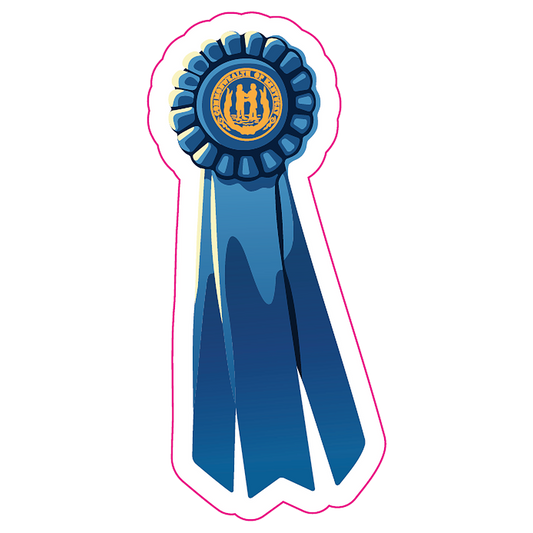 KSF Blue Ribbon Decal