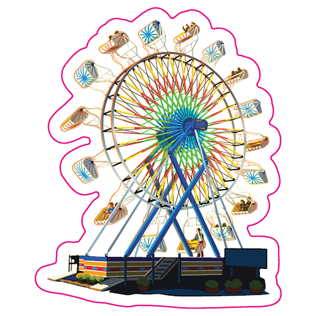 KSF Ferris Wheel Decal