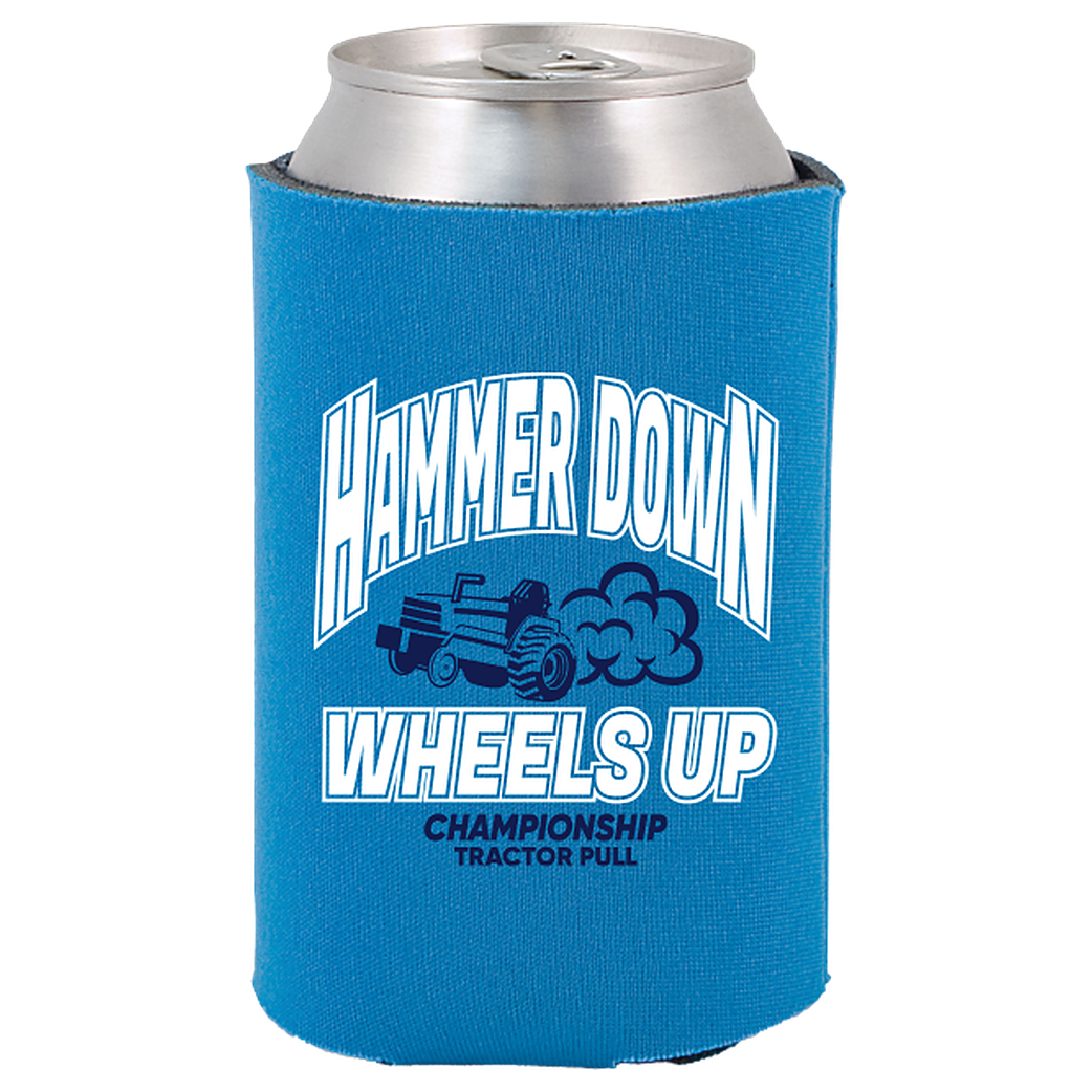 Tractor Pull Koozie, blue