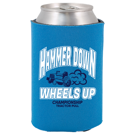 Tractor Pull Koozie, blue