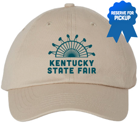 Unstructured Embroidered Fair Cap