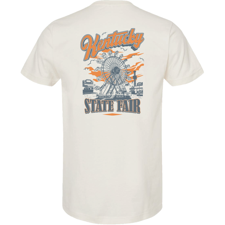 KSF White Unisex Ferris Wheel T-Shirt