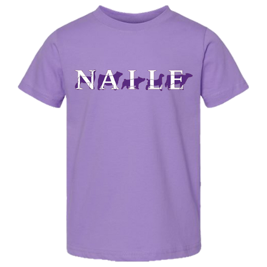 Youth NAILE Animals T-shirt, purple